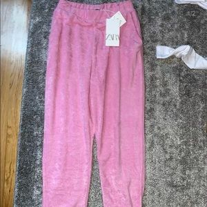 Zara terry joggers 💗💗💗